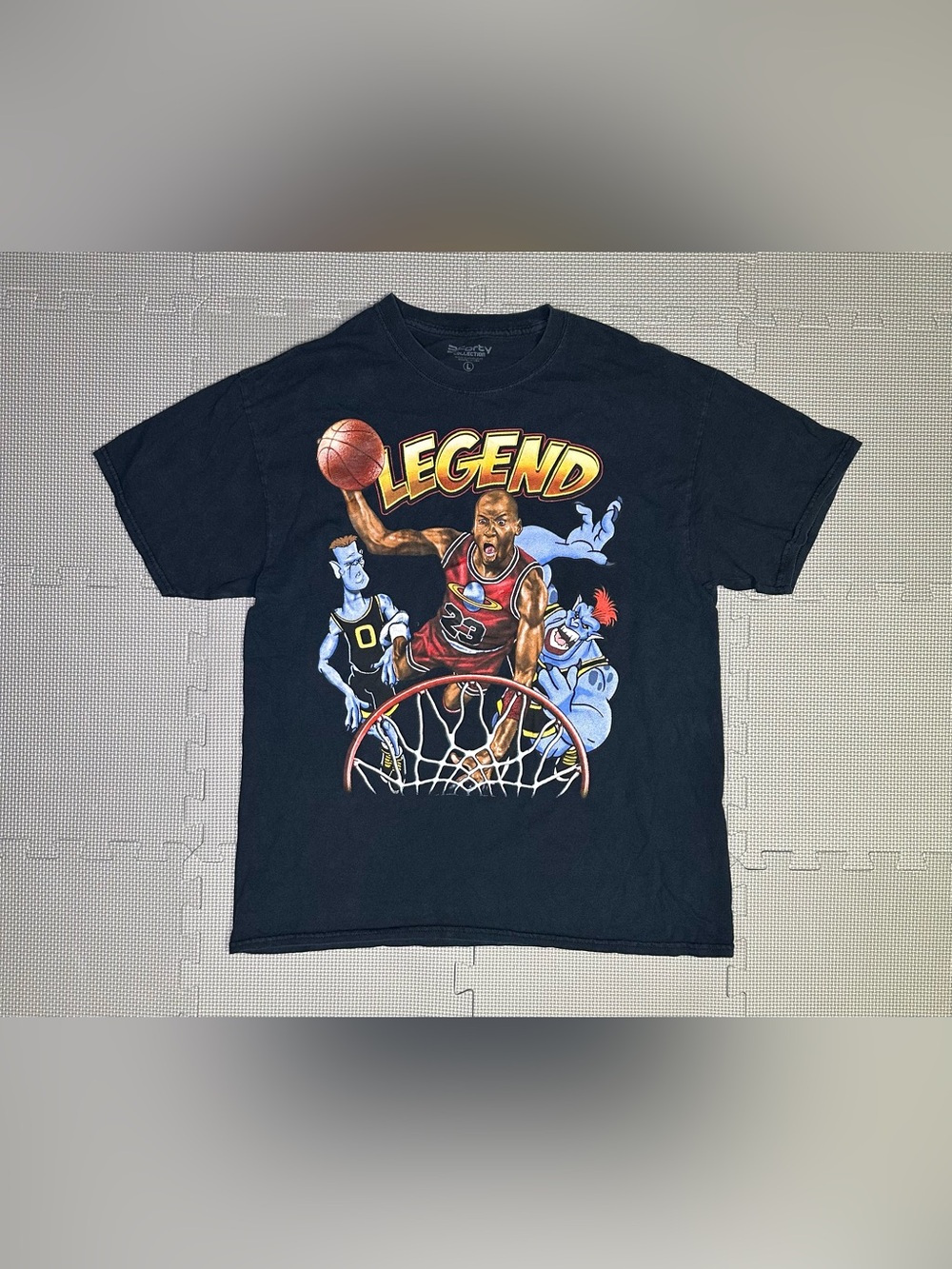 Michael Jordan 3Forty Collection Legend Space Jam Graphic T-Shirt Adult L Y2K
